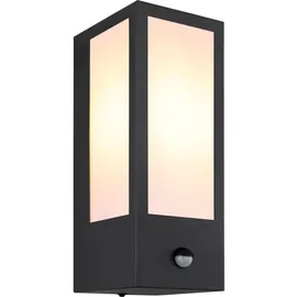 GLOBO Außenleuchte Metall 120 x 320 mm 1x E27 schwarz