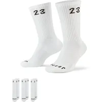 Nike Funktionssocken U J ESSENTIAL CREW 3PR - 144 weiß XL (46/50)