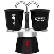Bialetti Mini Express 2 Tassen Schwarz