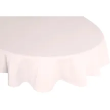 Wirth Tischdecke NEWBURY Ø 160 cm Weiß