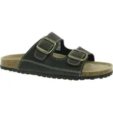 Supersoft 174 001 Herren Pantolette Sandale Lederfussbett Kork Schnallen Slip on Gr.41-47 sw/braun-EUR 47