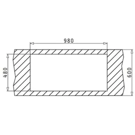 PYRAMIS SPARTA (100X50) 1 1/2B 1D Edelstahl Leinen