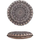 Marrakesch Orient & Mediterran Interior Aziza Bodenkissen 60 x 60 cm Schwarz