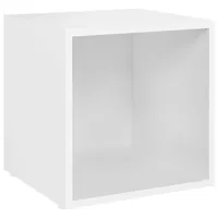 VidaXL TV-Schrank Weiß 37x35x37 cm Holzwerkstoff