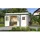 Weka Gartenhaus 254 3,90 x 2,44 m Hellgrau