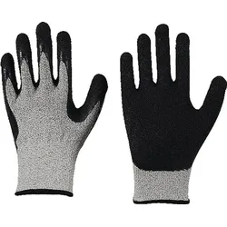 LEIPOLD Schnittschutzhandschuhe Solidstar 1443 grau / schwarz EN 388 PSA II Gr. 10 - 1443-10