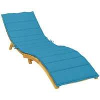 VidaXL Sonnenliegen-Auflage Blau 200x50x3 cm Oxford-Gewebe
