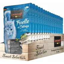 LEONARDO Forelle + Catnip 16 x 85 g