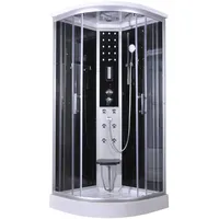 SANOTECHNIK Komplettdusche SANOTECHNIK "Dream", silber (chromfarben), B:90cm H:215cm T:90cm, Duschkabinen, mit Sitz
