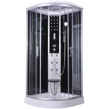 SANOTECHNIK Komplettdusche SANOTECHNIK "Dream", silber (chromfarben), B:90cm H:215cm T:90cm, Duschkabinen, mit Sitz