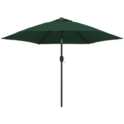 vidaXL Sonnenschirm Gartenschirm Strandschirm Sonnenschutz Grün