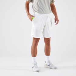 Herren Tennis Shorts atmungsaktiv - Artengo Dry weiss, weiß, XL