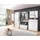 Innostyle Garderobenpaneel Memphis 80 x 118 x 30 cm Weiß, Eiche