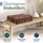 Beautissu Sitzkissen 50 x 50 x 10 cm Braun 1 St.