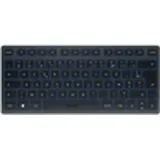 Cherry KW 7100 MINI BT Tastatur Bluetooth AZERTY Französisch Blau