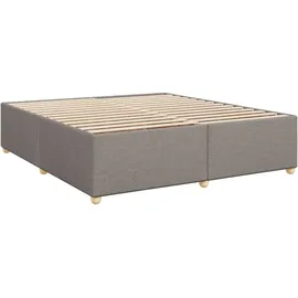 vidaXL Boxspringbett 180 x 200 cm Taupe