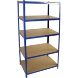 Estexo Steckregal Werkstattregal Kellerregal Schwerlastregal blau / 200x120x60cm 875kg