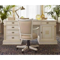 JVmoebel Schreibtisch, Luxus Schreibtisch Tisch Büro Office Antik Stil Barock Rokoko weiß