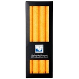 Kerzenfarm Hahn stabkerze gelb kerzenfarm hahn 4er Set 100% pflanzliches stearin