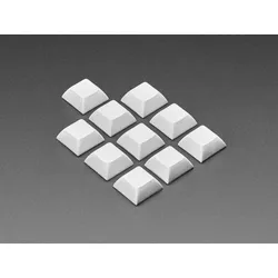 Hellgraue DSA Keycaps für MX-kompatible Schalter, 10er-Pack