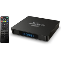 X96Q PRO Smart-TV-Box, 4K-Mediaplayer, Android 10, 1 GB + 8 GB Speicher, Allwinner H313-Chip 2,4 G & 5 G Dualband-WLAN