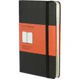 Moleskine Adressbuch Pocket A6 liniert mit Register Schwarz