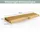 deluke Wandregal 80 x 22 x 4 cm Braun