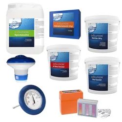 Wasserpflege - Set Chlor / Profi - Set Mega
