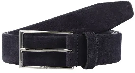 Boss Calindo Gürtel Leder 115 cm blau