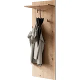 INOSIGN Garderobenpaneel Jakob 48 x 140 x 28 cm Braun