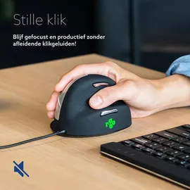 R-Go Tools Ergonomische Vertikale Maus für Rechtshänder (RGOHE)