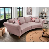 Home Affaire Big-Sofa HOME AFFAIRE "Tassilo geschwungene Formensprache, bequem, Mega Sofa, Breite 350cm", rosa (flamingo), B:350cm H:95cm T:110cm, 100% Polyester, Sofas, Big-Sofa
