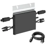 Hoymiles Wechselrichter HM-600 Mikrowechselrichter für Balkonkraftwerk PV Anlage f 2 Module, (HM-600 Mikrowechselrichter für Balkonkraftwerk PV Anlage f 2 Module, HM-600 Mikrowechselrichter für Balkonkraftwerk PV Anlage f 2 Module), HM-600 Mikrowechselrichter für Balkonkraftwerk PV Anlage f 2 Module schwarz