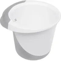 KEEEPER Rührschüssel "carlotta" 1,5 Liter weiß/nordic-grey - Grau