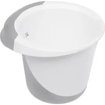 KEEEPER Rührschüssel "carlotta" 1,5 Liter weiß/nordic-grey - Grau