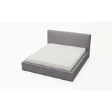 GRAINGOLD Polsterbett mit Bettkasten - grau ¦ Maße (cm): B: 195 H: 100
