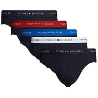 Tommy Hilfiger Underwear Slip 5P BRIEF (Packung, 5-St., 5er-Pack) mit Tommy Hilfiger Logo-Elastikbund bunt XL (54)