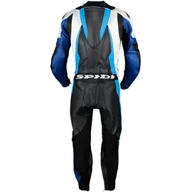 Spidi Sport Warrior Touring Lederkombi schwarz-weiss-blau, Größe 54