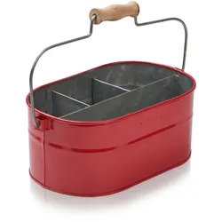 Humdakin - Utensilien Behälter, 30 x 19 x 13 cm, rot
