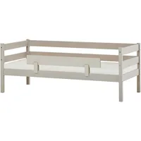 Hoppekids Einzelbett »ECO Comfort Kinderbett, Kiefer Massivholz, Jugendbett inkl. Rollrost«, 70x160 cm, wahlweise in verschieden Farben/ Matratze/ Absturzsicherung, grau