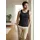 Danish Endurance Ärmelloses Shirt Classic Organic Tank Top, - 3-Pack - schwarz - 2XL