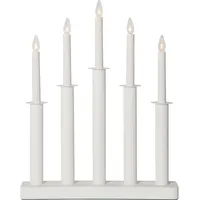 Star Trading LED-Kerze Plate 1 St. weiß