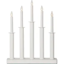 Star Trading LED-Kerze Plate 1 St. weiß