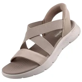 SKECHERS Go Walk Flex Sandale Damen Taupe 40