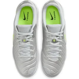 Nike Legend 10 Herren Metallic Silver/White-Volt 39