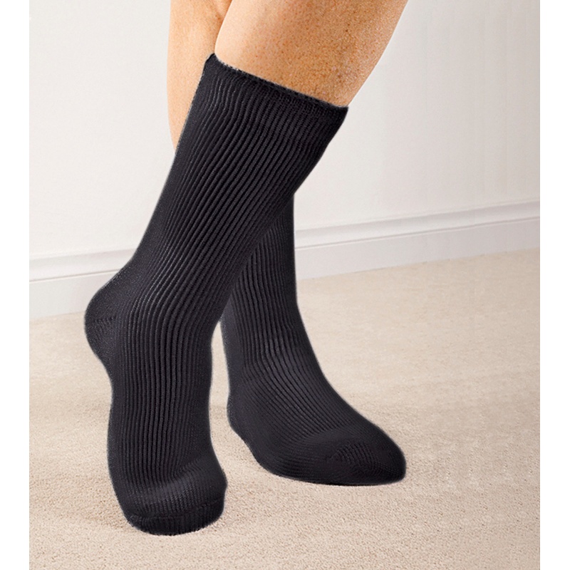 Wärmespeichernde Socken "Damen", Schwarz, 2 Paar, (Grösse: 38-42)