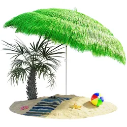Sonnenschirm Hawaii Grün Ø160cm UV-Schutz 30+