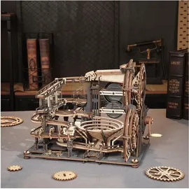 ROBOTIME ROKR 3D-Holz-Puzzle Murmelbahn Marble Night City