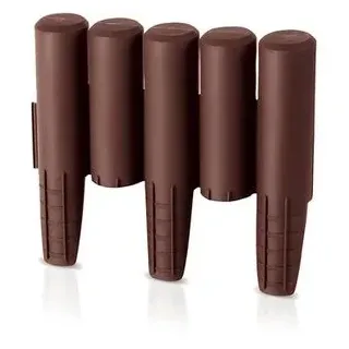 Prosperplast Palisade Beetumrandung 2,7 m braun