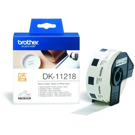 Brother Etiketten DK11218 rund 2,4 cm 1000 St.